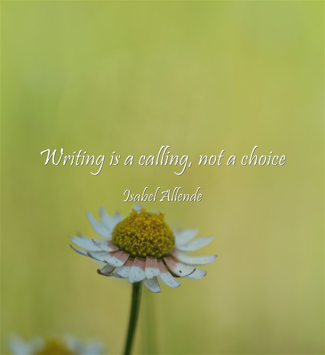 Writing-is-a-calling-not